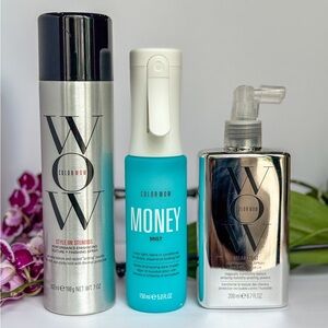 Color Wow Hair Styling Bundle | Dream Coat + Style on Steroids + Money Mist